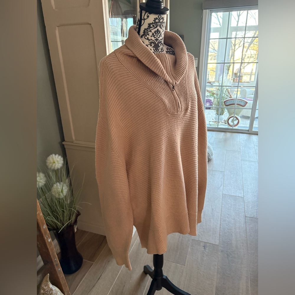 Cozy Tan Women's Sweater size 3X - Picture 5 of 7